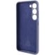 Чехол Silicone Cover Lakshmi Full Camera (AAA) для Samsung Galaxy S24 Темно-синий / Midnight blue фото 4