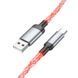 Дата кабель Hoco U112 Shine USB to Type-C 3A (1m) Gray фото 2