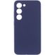 Чехол Silicone Cover Lakshmi Full Camera (AAA) для Samsung Galaxy S24 Темно-синий / Midnight blue фото 1