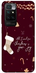 Чехол itsPrint Новогоднее пожелание для Xiaomi Redmi 10