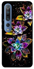 Чехол itsPrint Flowers on black для Xiaomi Mi 10 / Mi 10 Pro