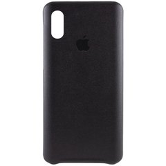 Шкіряний чохол AHIMSA PU Leather Case Logo (A) для Apple iPhone XS Max (6.5") Чорний