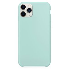 Чехол Silicone Case without Logo (AA) для Apple iPhone 11 Pro (5.8") Голубой / Marine Green