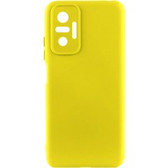 Уцінка Чохол Silicone Cover Lakshmi Full Camera (AAA) для Xiaomi Redmi Note 10 Pro / 10 Pro Max Естетичний дефект / Жовтий / Yellow