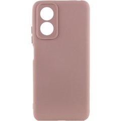 Чохол Silicone Cover Lakshmi Full Camera (A) для Oppo A17 Рожевий / Pink Sand