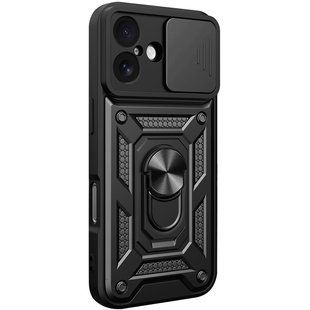 Чехол Ummi Camshield Serge Ring для Apple iPhone 17 (6.3") Черный / Black