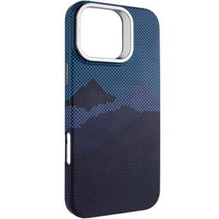 TPU чохол Pixel Craft with MagSafe для Apple iPhone 17 (6.3") Mountain Blue