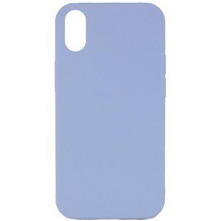 Чехол Silk Full Protective (AA) NO LOGO для Apple iPhone X / XS (5.8") Голубой / Lilac Blue