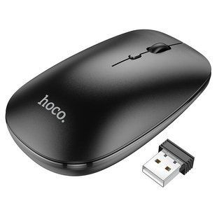 Мышь беспроводная Hoco GM15 Art Bluetooth + 2.4G Черный