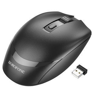 Мышь беспроводная Borofone BG7 Platinum 2.4G Black