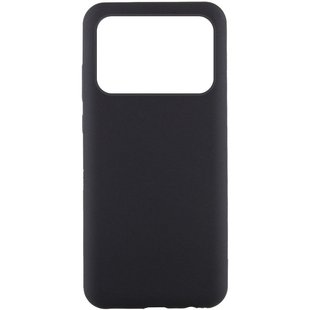 Чехол Silicone Cover Lakshmi (AAA) для Xiaomi Poco X6 Pro Черный / Black