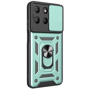 Чехол Ummi Camshield Serge Ring для Motorola Edge 60 / 60 Fusion Зеленый / Green