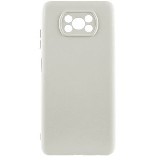 Чехол Silicone Cover Lakshmi Full Camera (A) для Xiaomi Poco X3 NFC / Poco X3 Pro Песочный / Sand