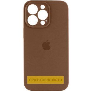 Чехол Silicone Case Full Camera Protective (AA) для Apple iPhone 17 Pro Max (6.9") Коричневый / Brown
