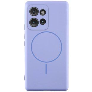 Чохол Silicone Cover Lakshmi Full Camera (AA) with Magnetic Fit для Motorola Edge 50 Neo Бузковий / Dasheen
