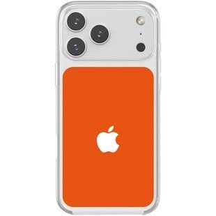 Чехол Clear Case (AAA) with MagSafe and Animation для Apple iPhone 17 Pro Max (6.9") Orange