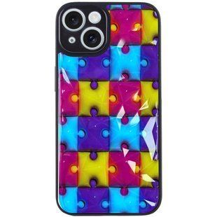 TPU+PC чехол Prisma Fluffie для Apple iPhone 15 (6.1") Puzzle