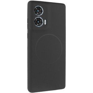 Чехол Silicone Cover Lakshmi Full Camera (AA) with Magnetic Fit для Motorola Edge 50 Fusion Черный / Black