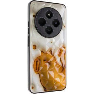TPU+PC чехол Prisma Fluffie для Xiaomi Redmi 14C / Poco C75 Capybara