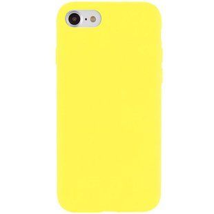 Чехол Silk Full Protective (AA) NO LOGO для Apple iPhone SE (2020) / 7 / 8 (4.7") Желтый / Yellow