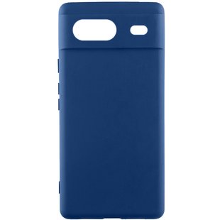 Чехол Silicone Cover Lakshmi Full Camera (AA) для Google Pixel 8a Синий / Navy blue