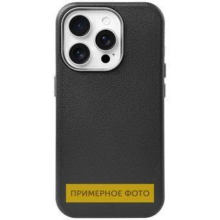 Кожаный чехол Leather Case Metal Buttons для Xiaomi Redmi 9C Black