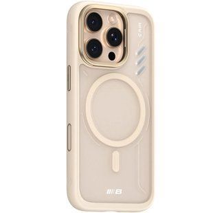 TPU+PC чохол Blueo Frosted Heat Dissip. with MagSafe для Apple iPhone 16 Pro (6.3") Золотий / Gold