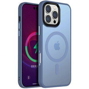 Чохол Ummi Colorful with Magnetic Fit для Apple iPhone 16 Pro Max (6.9") Блакитний / Sierra Blue
