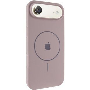 Чехол Silicone Case Full Protective (AA) V2 with MagSafe для Apple iPhone 17 Air (6.5") Серый / Lavender