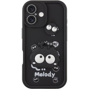 Чехол TPU Toys Case для Apple iPhone 16 (6.1") Black / Melody