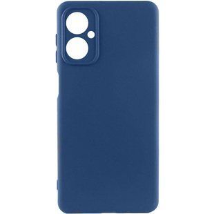 Чохол Silicone Cover Ummi Lakshmi Full Camera (AA) для Motorola Moto G14 Синій / Navy Blue