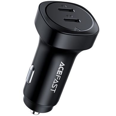 АЗП Acefast B2 PD36W+PD36W total 72W (2USB-C) Black
