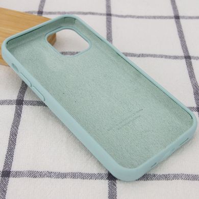 Чехол Silicone Case Full Protective (AA) для Apple iPhone 12 Pro Max (6.7") Бирюзовый / Turquoise
