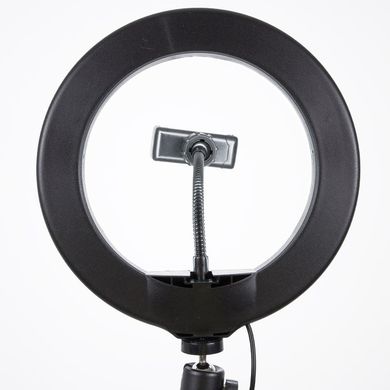 Кільцева світлодіодна LED лампа Arc Ring 8" + tripod 2.1m Black