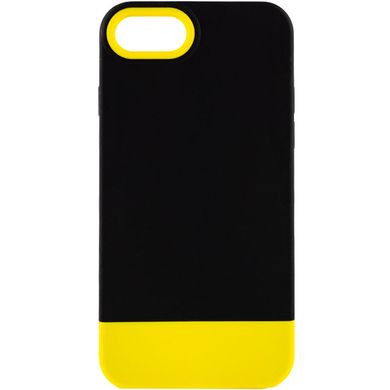 Чохол TPU+PC Bichromatic для Apple iPhone 7 / 8 / SE (2020) (4.7") Black / Yellow