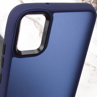 Чехол TPU+PC Lyon Frosted для Samsung Galaxy A05 Navy Blue