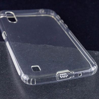 TPU чохол GETMAN Transparent 1,0 mm для Samsung Galaxy A01 Безбарвний (прозорий)