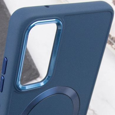 TPU чехол Bonbon Metal Style with Magnetic Fit для Samsung Galaxy A25 5G Синий / Cosmos Blue