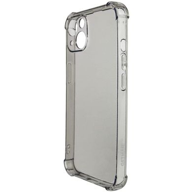 TPU чохол GETMAN Ease logo посилені кути для Apple iPhone 13 mini (5.4") Сірий (прозорий)