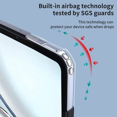 TPU+PC чехол Xundd c усиленными углами для Apple iPad Mini 6 (8.3") (2021) (2024) Черный
