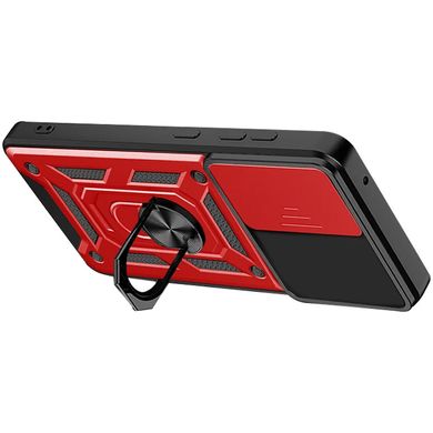 Ударопрочный чехол Camshield Serge Ring для Xiaomi Poco F5 Pro / Redmi K60 / K60 Pro Красный