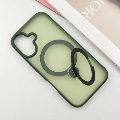 Чехол Ummi Colorful with MagSafe HQ Ring для Apple iPhone 16 (6.1") Green