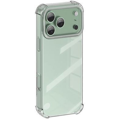 TPU чехол GETMAN Ease logo усиленные углы для Apple iPhone 17 Pro Max (6.9") Бесцветный (прозрачный)
