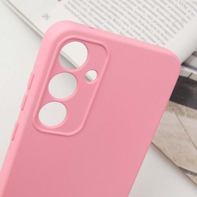 Чохол TPU GETMAN Liquid Silk Full Camera для Samsung Galaxy S24+ Рожевий / Pink