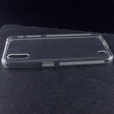 TPU чохол GETMAN Transparent 1,0 mm для Samsung Galaxy A01 Безбарвний (прозорий)