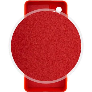 Чехол Silicone Cover Lakshmi Full Camera (A) для Samsung Galaxy A05s Красный / Red
