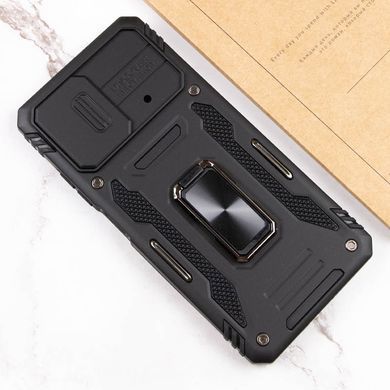 Ударопрочный чехол Camshield Army Ring для Xiaomi Poco X5 5G / Note 12 5G Черный / Black
