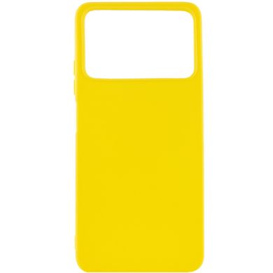 Силиконовый чехол Candy для Xiaomi Poco X4 Pro 5G Желтый