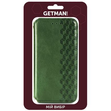 Шкіряний чохол книжка GETMAN Cubic (PU) для Xiaomi 13 Зелений
