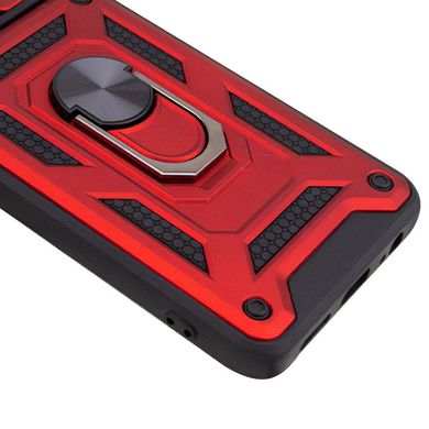 Ударостійкий чохол Camshield Serge Ring для Xiaomi Poco F4 Червоний